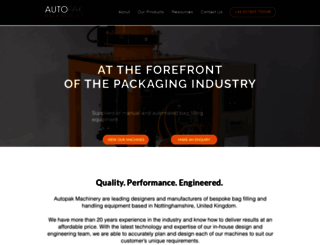 autopakmachinery.co.uk screenshot