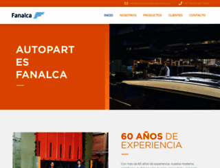 autopartesfanalca.com.co screenshot