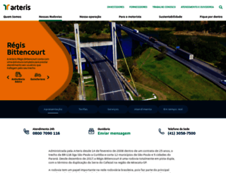 autopistaregis.com.br screenshot