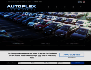 autoplexdesmoines.com screenshot