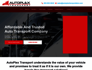autoplextransport.com screenshot