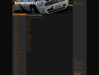 autoprehled.cz screenshot