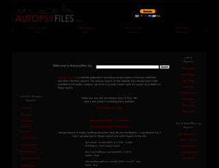autopsyfiles.org screenshot