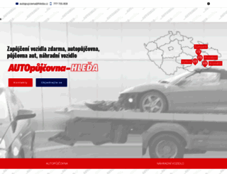 autopujcovna-hleda.cz screenshot