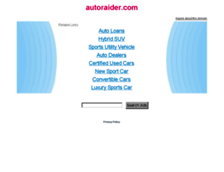 autoraider.com screenshot