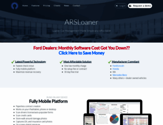 autorentalsystems.com screenshot