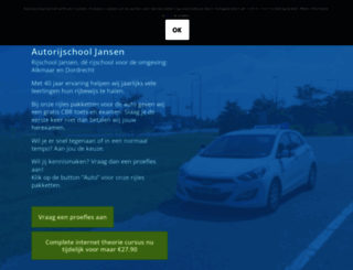 autorijschool-jansen.nl screenshot