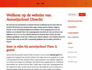 autorijschoolvlam.nl screenshot