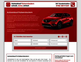 autosankauf-kaiserslautern.de screenshot