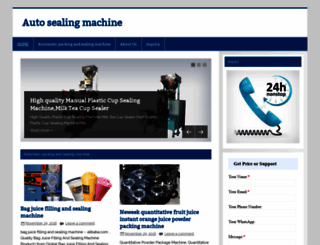 autosealingmachine.com screenshot