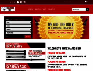 autoshafts.com screenshot