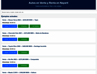 autosnayarit.com screenshot