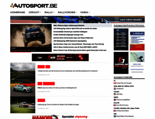 autosport.be screenshot