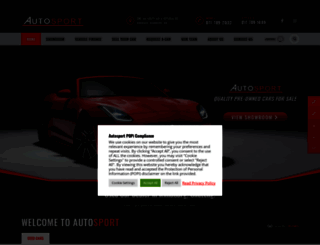 autosport.co.za screenshot