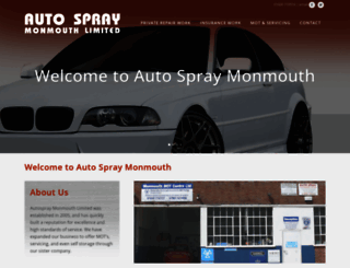 autospraymonmouth.co.uk screenshot