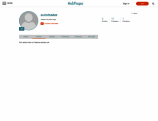 autotrader.hubpages.com screenshot