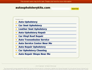 autoupholsterykits.com screenshot