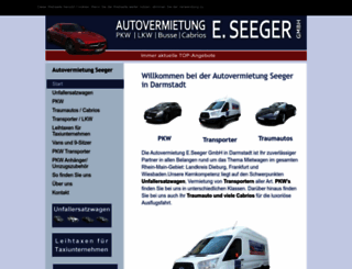 autovermietung-seeger.de screenshot