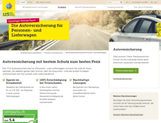 autoversicherung.tcs.ch screenshot