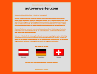 autoverwerter.com screenshot