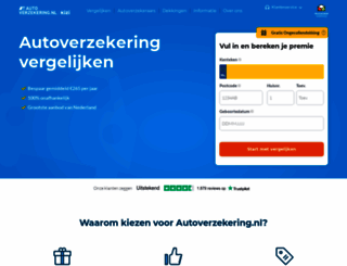 autoverzekering.nl screenshot