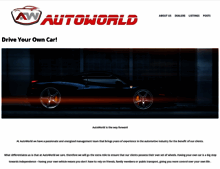 autoworldsa.co.za screenshot