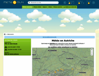 autriche.meteosun.com screenshot