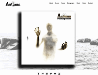 autumn-band.com screenshot