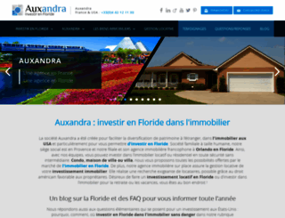 auxandra.com screenshot