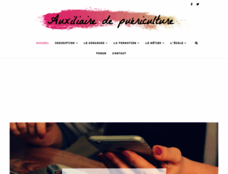 auxiliaire-de-puericulture.fr screenshot