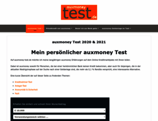 auxmoney-test.de screenshot