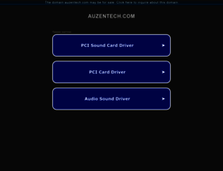 auzentech.com screenshot