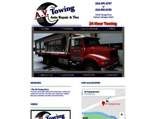 av-towing.com screenshot