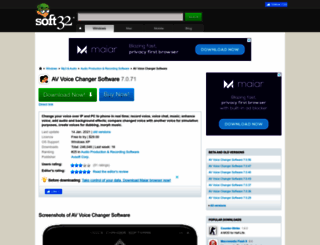 av-voice-changer-software.soft32.com screenshot
