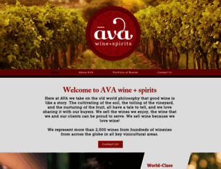 ava-wine.com screenshot