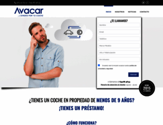 avacar.es screenshot