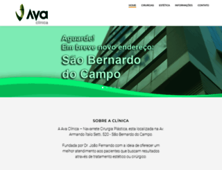 avaclinica.com.br screenshot