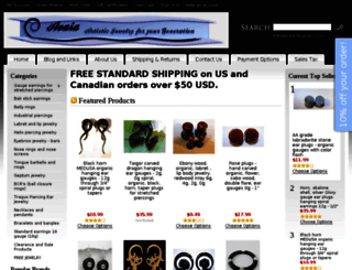 avaiaartisticjewelry.com screenshot