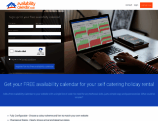 availabilitycalendar.co.uk screenshot