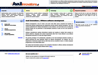 availinnovations.com screenshot