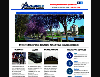 avalanche-insurance.com screenshot
