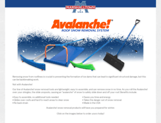 avalanche-snow.com screenshot