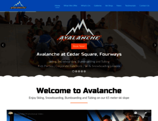 avalanche.co.za screenshot