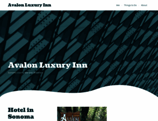 avalonluxuryinn.com screenshot