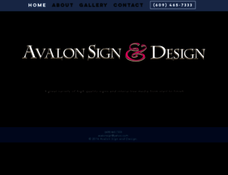 avalonsign.com screenshot