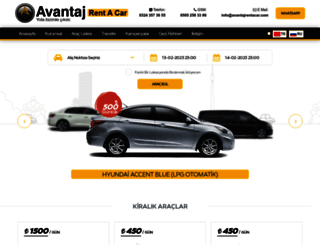 avantajrentacar.com screenshot