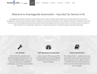 avantegarde.com.my screenshot