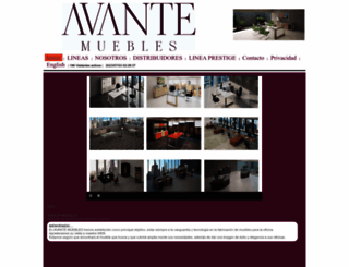 avantemuebles.com screenshot