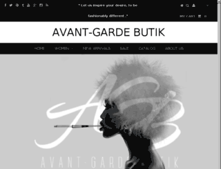 avantgardebutik.com screenshot