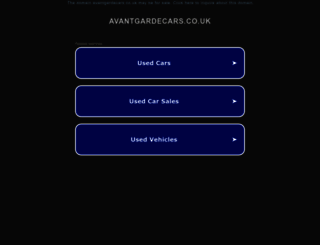 avantgardecars.co.uk screenshot